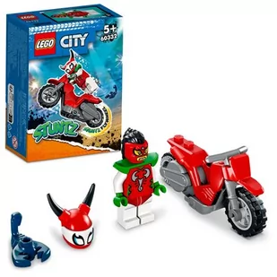 LEGO City Motocykl kaskaderski brawurowego skorpiona 60332 - Klocki - miniaturka - grafika 1