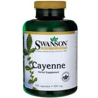 Stawy, mięśnie, kości - Swanson, Usa Cayenne 450 mg - suplement diety 300 kaps. - miniaturka - grafika 1