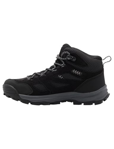 Jack Wolfskin Unisex Vojo Tour Texapore Mid K buty trekkingowe dla dzieci, Phantom, 28 EU