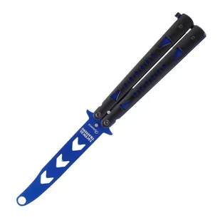 Martinez Albainox - Treningowy nóż motylkowy - Niebieski - 02164 - Noże - miniaturka - grafika 1