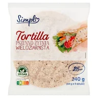 Inne pieczywo - SIMPL TORTILLA WIELOZIAR.240g4x25cm - miniaturka - grafika 1