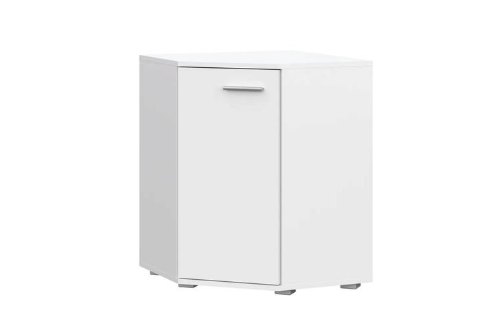Komoda narożna 58 cm biała do salonu/biura FUN KD-5