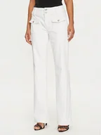 Spodnie damskie - Morgan Jeansy 241-POLEN2 Écru Bootcut Fit - miniaturka - grafika 1