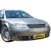 Atrapy i grille samochodowe - Brak logo grill VW Passat 3BG 00-04, czarny - miniaturka - grafika 1