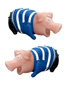 Zabawka dla pupila, piszcząca niebieska świnia dla psa, Le Pupi - Zabawki dla psów - miniaturka - grafika 1