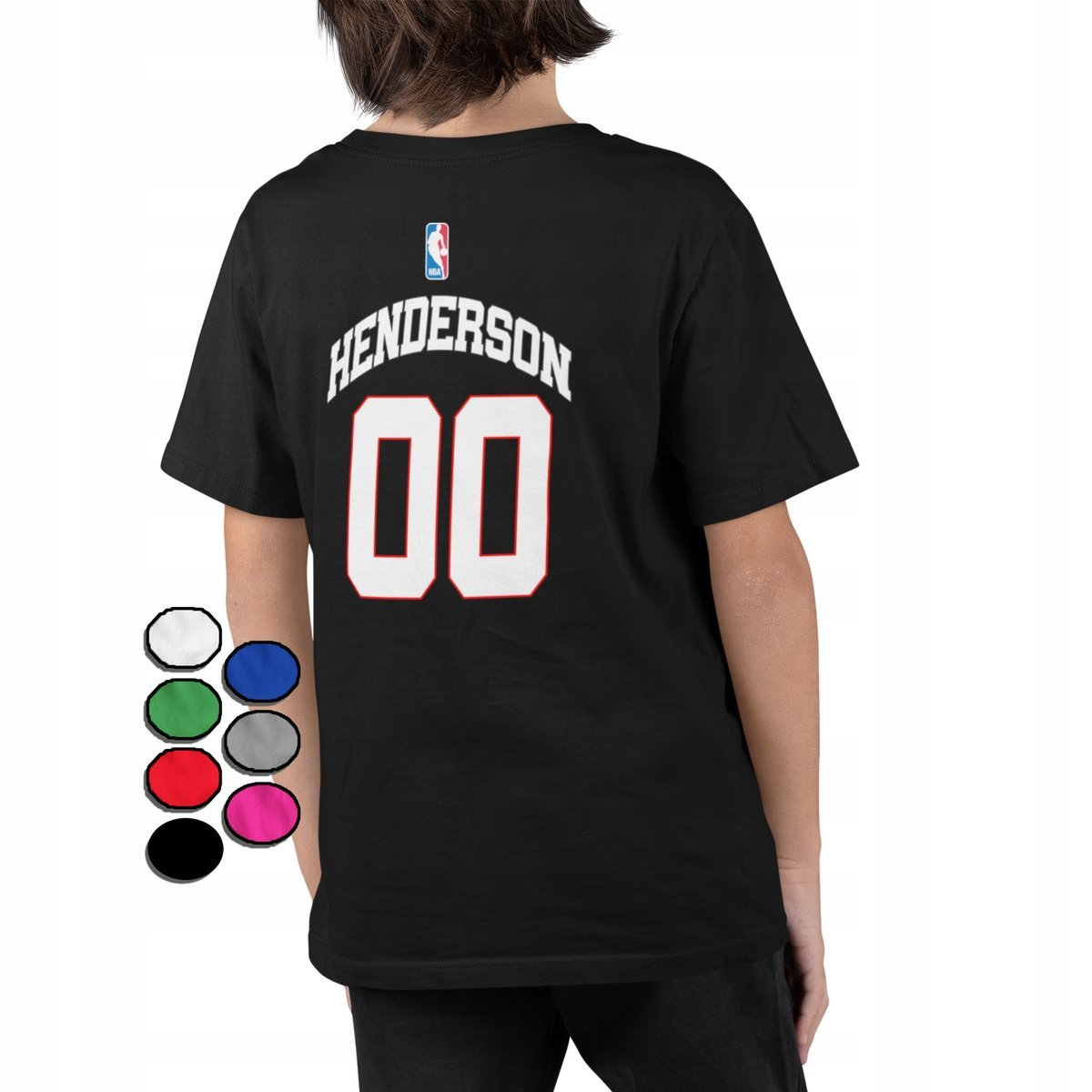 Koszulka Dziecięca Z Nadrukiem Z Tyłu Portland Koszykówka Nba Wybór- L 146