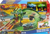 Samochody i pojazdy dla dzieci - HW MT SMOCZY WYSCIG REKINY VS DINOZAUR JGB06 PU1 - miniaturka - grafika 1