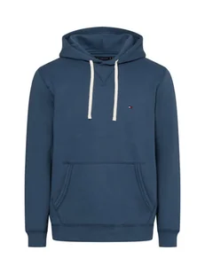 Tommy Hilfiger Męski sweter z kapturem Mężczyźni niebieski jednolity, S - Swetry męskie - miniaturka - grafika 1
