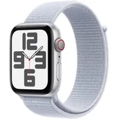Smartwatch - Apple Watch SE 2-gen GPS + Cellular 44mm Opaska sportowa Błękitny obłok - miniaturka - grafika 1