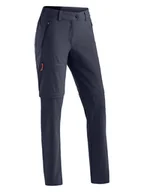 Spodnie sportowe damskie - Maier Sports Spodnie funkcyjne Zipp-Off "Nata" w kolorze granatowym - miniaturka - grafika 1
