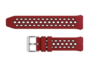Gumowy Uniwersalny pasek sportowy Alogy soft band do smartwatcha 22mm Czerwono-czarny - Akcesoria do smartwatchy - miniaturka - grafika 4