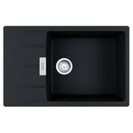 Zlewozmywaki - Franke Centro CNG 611-78 XL GSC Zlewozmywak granitowy jednokomorowy 78x50 cm onyx 114.0687.326 - miniaturka - grafika 1