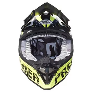 PREMIER CASCO EXIGE ZX Y,CZARNY/Żółty/BIAŁY,XS - Kaski motocyklowe - miniaturka - grafika 1