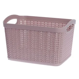 Koszyk prostokątny L 6,6 l WILLOW różowy - Pudła i pojemniki do przechowywania - miniaturka - grafika 1