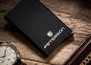 Lumarko Zestaw Prezentowy: Czarny Skórzany Portfel Męski I Etui Na Karty ! - Portfele - miniaturka - grafika 9