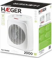 Ogrzewanie przenośne - Haeger Termowentylator przenośny Hotty Biały 2000 W - miniaturka - grafika 1
