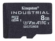Karty pamięci - KINGSTON 8GB microSDHC Industrial C10 A1 pSLC Card Single Pack w/o Adapter - miniaturka - grafika 1
