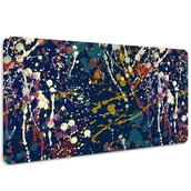 Podkładki na biurko - Mata z nadrukiem na biurko Akwarela plamy 100x50 cm, Dywanomat - miniaturka - grafika 1