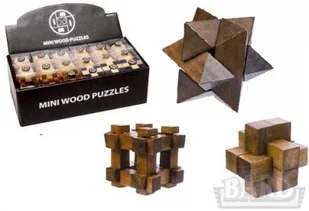 Mini wooden puzzle - łamigłówka drewniana (1369) - Puzzle - miniaturka - grafika 1