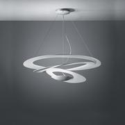 Lampy sufitowe - Artemide Designerska lampa wisząca biała - Pirce Mini Suspension (97333) - miniaturka - grafika 1