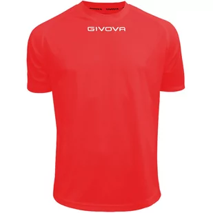 Koszulka piłkarska dla dorosłych Givova One czerwona - Piłka nożna - miniaturka - grafika 1