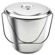Akcesoria gastronomiczne - Tadar WIADRO GASTRONOMICZNE ZE STALI NIERDZEWNEJ Z POKRYWKĄ 15 L 5907558741438 - miniaturka - grafika 1