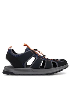Clarks Sandały ATL Trek Wave 26181516 Granatowy - Sandały męskie - miniaturka - grafika 1