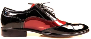 Czarno-bordowe buty wizytowe T99 - Austerity, caponki r. 39 - Półbuty męskie Czarno-bordowe buty wizytowe T99 - Austerity, caponki r. 39 - Półbuty męskie - miniaturka - grafika 1