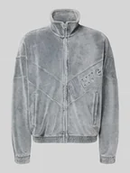 Kurtki i kamizelki sportowe męskie - Bluza rozpinana o kroju oversized z mieszanki bawełny model ‘DELSO’ - miniaturka - grafika 1