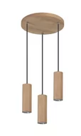 Lampy sufitowe - Spotlight Premium Collection Lampa wisząca PipeR nowoczesna oprawa z drewna dębowego 1551374R - miniaturka - grafika 1