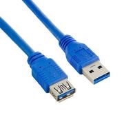 Kable komputerowe i do monitorów - Akyga Przedłużacz USB 3.0 AK-USB-10 USB A M A F 1,8m niebieski - miniaturka - grafika 1