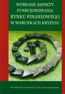 Ekonomia - Wybrane aspekty funkcjonowania rynku finansowego w warunkach kryzysu - Uniwersytet Marii Curie-Skłodowskiej - miniaturka - grafika 1