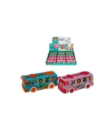 Samochody i pojazdy dla dzieci - Autobus zwierzątek friction 12cm 2 kolory 958-3 HIPO - miniaturka - grafika 1