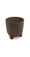 Donice - Doniczka Ryfo N ECO Wood DRF130NW kawa Prosperplast - miniaturka - grafika 1