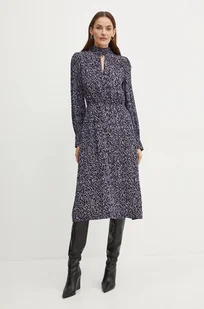 Karl Lagerfeld sukienka kolor czarny midi rozkloszowana 246W1303 - Sukienki - miniaturka - grafika 1
