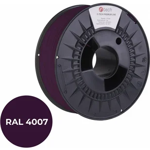 Filament do drukarki 3D C-TECH PREMIUM LINE, PETG, RAL4007, 1,75mm, 1kg, Purple violet - Filamenty i akcesoria do drukarek 3D - miniaturka - grafika 1