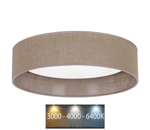 Brilagi - LED Plafon VELVET LED/24W/230V 3000/4000/6400K brązowy - Lampy sufitowe - miniaturka - grafika 1