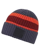 Czapki damskie - Ziener Męska czapka Indri/ciepła, dzianina, trójkolorowa, ombre, S - miniaturka - grafika 1