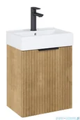 Szafki łazienkowe - Roca Reef zestaw szafka z umywalką 44x30x60 JASNY DĄB A852446464 | - miniaturka - grafika 1