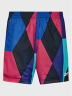 Spodenki męskie - Reebok Szorty sportowe City League HG0159 Niebieski Relaxed Fit - miniaturka - grafika 1