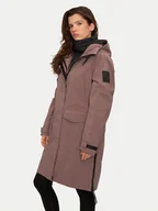 Kurtki damskie - Halti Parka Bergga 065-0425 Brązowy Relaxed Fit - miniaturka - grafika 1