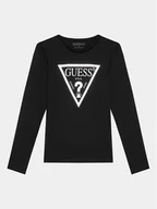 Bluzki damskie - Guess Bluzka J84I36 K8HM0 Czarny Regular Fit - miniaturka - grafika 1