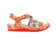Sandały damskie - Laura Vita Brcuelo 55 Peeptoe sandały damskie, czerwony - Czerwony róż. - 39 eu - miniaturka - grafika 1