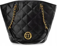 Torebki damskie - Torebka na ramię monnari duży shopper damski pikowana łódka z łańcuchem - miniaturka - grafika 1