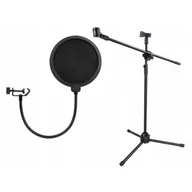 Inne akcesoria audio-wideo - XREC Statyw mikrofonowy XREC + Pop filter - miniaturka - grafika 1