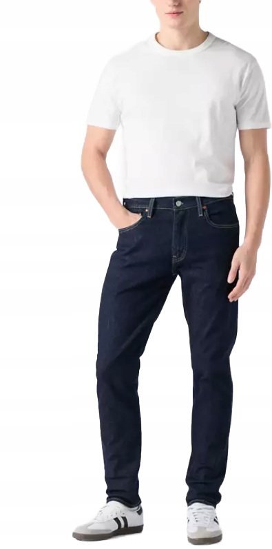 LEVI'S JEANSY MĘSKIE RURKI CIEMNY GRANAT NA GUZIK 32/32 17CA