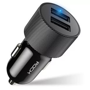 ROCK H3 Mocna Ładowarka Samochodowa 2x Usb 2,4A - Ładowarki samochodowe - miniaturka - grafika 2
