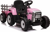 Pojazdy elektryczne dla dzieci - Import SUPER-TOYS SUPER TRAKTOR BLOW - NA AKUMULATOR Z PRZYCZEPĄ, MIĘKKIE KOŁA, MIEKKIE SIEDZENIE, PILOT/XMX611 - miniaturka - grafika 1