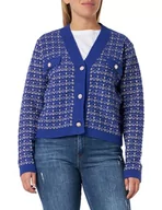 Swetry damskie - nascita Damski kardigan 11025233-NA03, ciemnoniebieski, XL/XXL, granatowy, XL-XXL - miniaturka - grafika 1