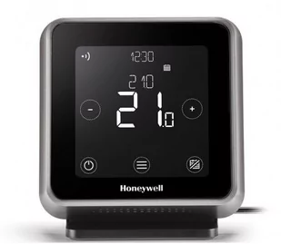 Honeywell y6r910rw8021 Lyric t6r Wi-Fi termostat do pomieszczeń i odbiornik Box z uchwytem na stół i zasilacz sieciowy, czarny - Regulatory i termostaty - miniaturka - grafika 3